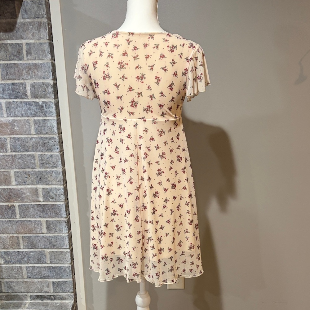 See You Monday Cream Floral Dress - Picture 3 of 4
